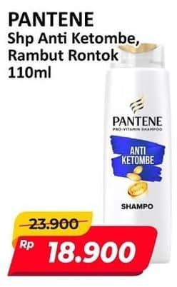 Promo Harga Pantene Shampoo Hair Fall Control, Anti Dandruff 110 ml - Alfamart