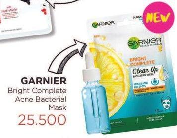 Promo Harga GARNIER Bright Complete Clear Up Anti-Acne Mask  - Watsons