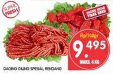 Promo Harga Daging Giling Spesial/ Rendang  - Superindo