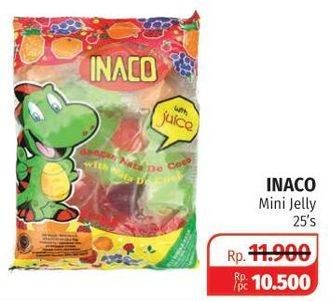 Promo Harga INACO Mini Jelly per 25 cup 15 gr - Lotte Grosir