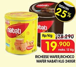 Promo Harga Nabati Bites Richoco, Richeese 240 gr - Superindo