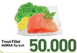 Promo Harga Salmon Trout Sashimi  - Carrefour