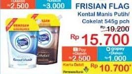 Promo Harga Frisian Flag Susu Kental Manis Cokelat, Putih 545 gr - Indomaret