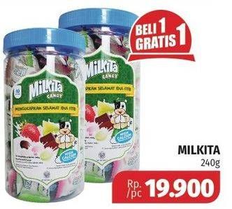 Promo Harga MILKITA Milkshake Candy 240 gr - Lotte Grosir
