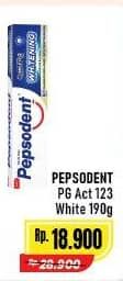 Promo Harga Pepsodent Pasta Gigi Action 123 Whitening 190 gr - Alfamart