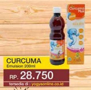 Promo Harga Curcuma Plus Emulsion Suplemen Makanan 200 ml - Yogya