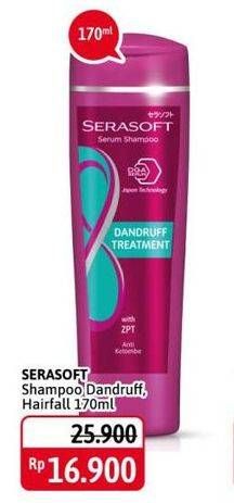 Promo Harga SERASOFT Shampoo Anti Dandruff, Hairfall Treatment 170 ml - Alfamidi