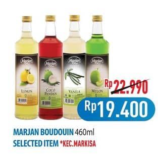 Promo Harga Marjan Syrup Boudoin Kecuali Markisa 460 ml - Hypermart