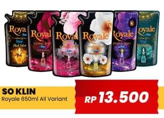 Promo Harga So Klin Royale Parfum Collection All Variants 650 ml - Yogya
