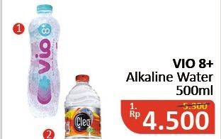 Promo Harga VIO 8+ Alkaline Water 500 ml - Alfamidi