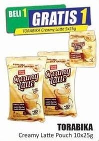 Promo Harga Torabika Creamy Latte per 10 sachet 25 gr - Hari Hari