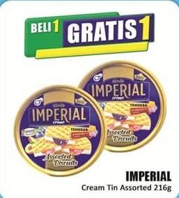 Promo Harga Imperial Biscuit Susu Selai Dan Krim Assorted 216 gr - Hari Hari