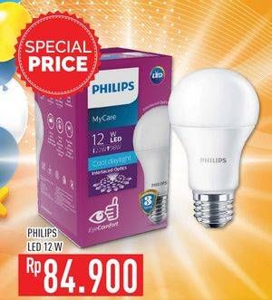 Promo Harga PHILIPS Lampu LED MyCare 12 Watt  - Hypermart