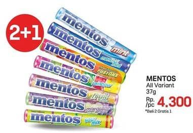 Promo Harga Mentos Candy All Variants 37 gr - LotteMart