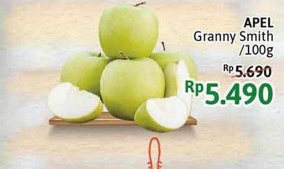 Promo Harga Apel Granny Smith per 100 gr - Alfamidi