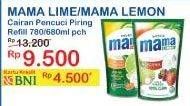 Promo Harga Mama Lime/Mama Lemon Cairan Pencuci Piring  - Indomaret