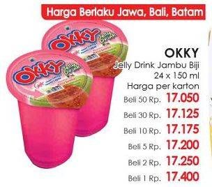 Promo Harga OKKY Jelly Drink Jambu Biji 24 pcs - Lotte Grosir