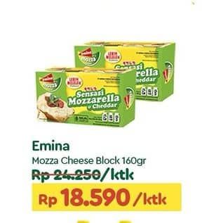 Promo Harga Emina Cheddar Cheese Mozza 165 gr - TIP TOP