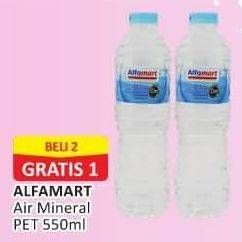 Promo Harga ALFAMART Air Mineral 550 ml - Alfamart