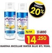 Promo Harga MARINA Micellar Water Purifying Softening 90 ml - Superindo