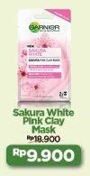 Promo Harga GARNIER Mask Sakura White Sakura Pink Clay Mask 6 ml - Alfamart