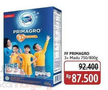 Promo Harga Frisian Flag Primagro 3+ Madu 800 gr - Alfamidi