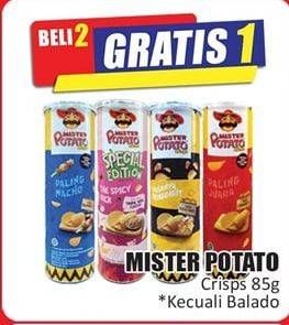 Promo Harga MISTER POTATO Snack Crisps Kecuali Balado 85 gr - Hari Hari