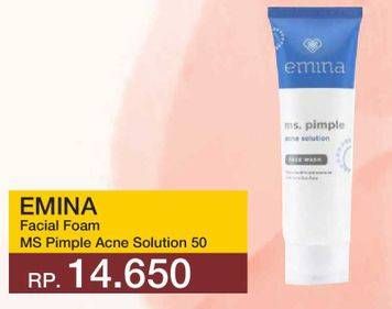 Promo Harga EMINA Ms Pimple Face Wash 50 ml - Yogya