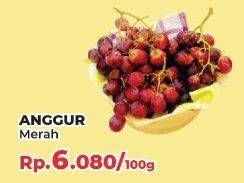 Promo Harga Anggur Merah per 100 gr - Yogya