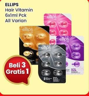 Promo Harga Ellips Hair Vitamin All Variants 6 pcs - Indomaret