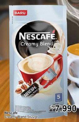 Promo Harga Nescafe Creamy Blend per 5 sachet 22 gr - TIP TOP
