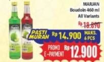 Promo Harga MARJAN Syrup Boudoin All Variants 460 ml - Hypermart