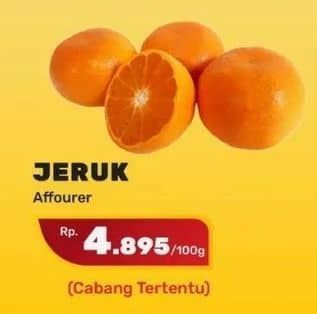 Jeruk Afourer per 100 gr Harga Promo Rp4.895, Toko Tertentu