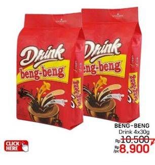 Promo Harga Beng-beng Drink per 4 sachet 30 gr - LotteMart