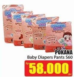 Promo Harga Pokana Baby Pants S60 60 pcs - Hari Hari