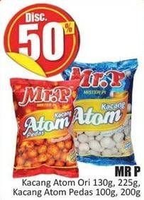 Promo Harga MR.P Kacang Atom Original, Pedas 100 gr - Hari Hari