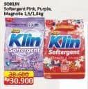 Promo Harga So Klin Softergent Magnolia Berries, Purple Lavender, Rossy Pink 1800 gr - Alfamart