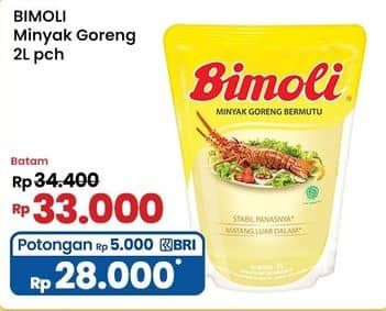 Promo Harga Bimoli Minyak Goreng 2000 ml - Indomaret