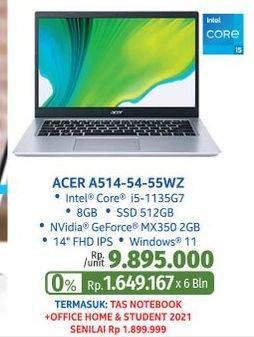 Promo Harga ACER A514-54-3291  - LotteMart