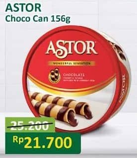 Promo Harga Astor Wafer Roll Chocolate 156 gr - Alfamart