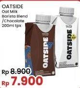 Promo Harga Oatside UHT Milk Barista Blend, Chocolate 200 ml - Indomaret