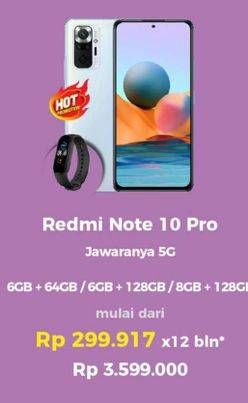 Promo Harga XIAOMI Redmi Note 10 Pro  - Erafone