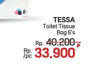 Promo Harga Tessa Toilet Tissue 6 roll - LotteMart