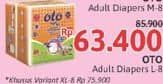 Promo Harga OTO Adult Diapers Pants XL8 8 pcs - Alfamidi