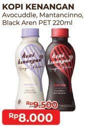 Promo Harga Kopi Kenangan Ready to Drink Avocuddle, Black Aren, Mantancino 220 ml - Alfamart