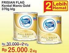 Promo Harga FRISIAN FLAG Susu Kental Manis Gold 370 gr - Indomaret