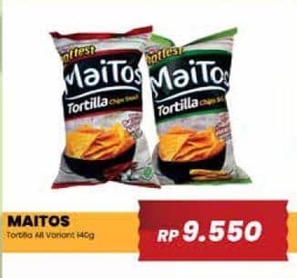 Promo Harga Mr Hottest Maitos Tortilla Chips All Variants 140 gr - Yogya