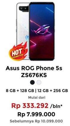 Promo Harga ASUS ROG Phone 5s 12 GB + 256 GB, 8 GB + 128 GB  - Erafone