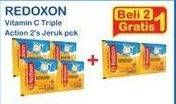 Promo Harga Redoxon Triple Action Jeruk 2 pcs - Indomaret