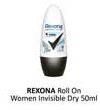 Promo Harga Rexona Deo Roll On Invisible Dry 50 ml - Alfamidi